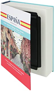 HMF 80945 caja fuerte en forma de libro- caja de caudales camuflada- paginas de papel autenticas-Espana- 23 × 15 × 4 cm- rotulacion en espanol