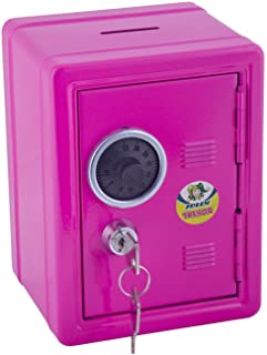 Jolly 9920 – 0004 – Hucha en caja fuerte de imitacion- color rosa