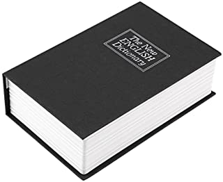 JYCRA Caja de Seguridad para Libros Secretos con Cerradura de combinacion- Libro Oculto- Ideal para Guardar Dinero- Joyas y Pasaporte