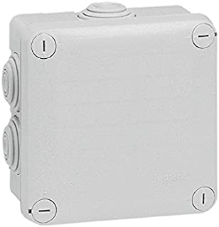 Legrand 092022 De plastico caja de conexion electrica - Cuadro electrico (Color blanco- 105 mm- 105 mm- 55 mm)