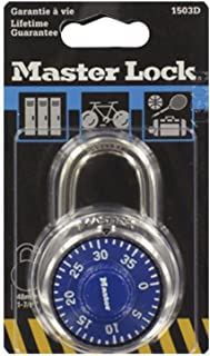 Master Lock 1503EURD Candado de Combinacion de Acero Inoxidable- Multicolor